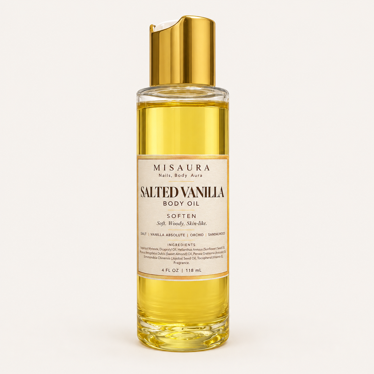MISAURA Salted Vanilla Body Oil
