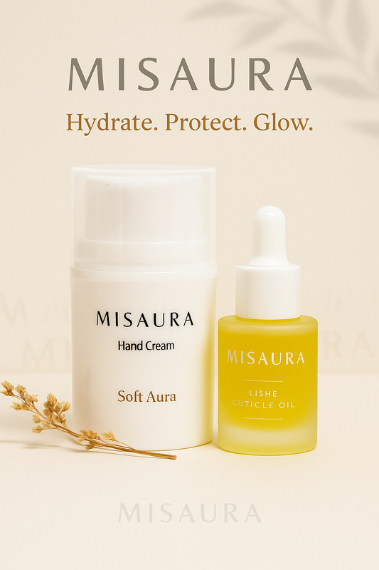 Dryness Duo – Soft Aura Hand Cream + LISHE Cuticle Oil