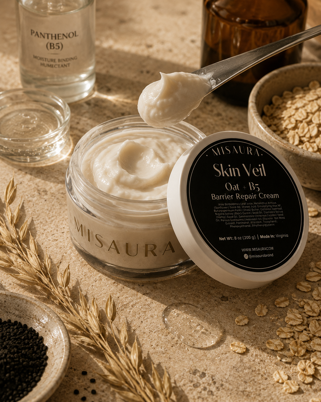 MISAURA Skin Veil — Oat + B5 Barrier Repair Cream