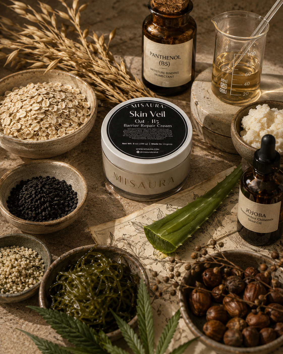 MISAURA Skin Veil — Oat + B5 Barrier Repair Cream