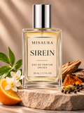 MISAURA SIREIN unisex Eau de Parfum 50 mL clear bottle with polished silver cap
